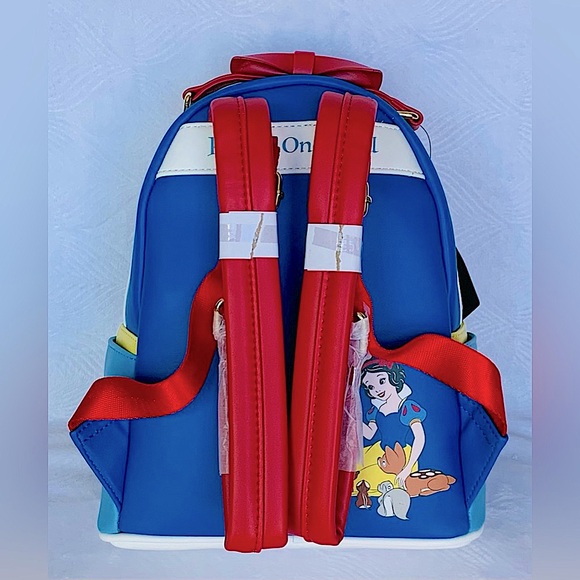 SALE - Loungefly Disney Snow White Bow Handle Backpack - Picture 8 of 14